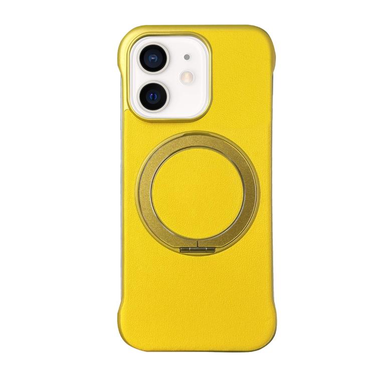 Custodia per telefono senza cornice in similpelle con supporto MagSafe., For iPhone 12 Pro, For iPhone 11 Pro Max, For iPhone 11