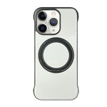 Custodia per telefono senza cornice in similpelle con supporto MagSafe., For iPhone 12 Pro, For iPhone 11 Pro Max, For iPhone 11