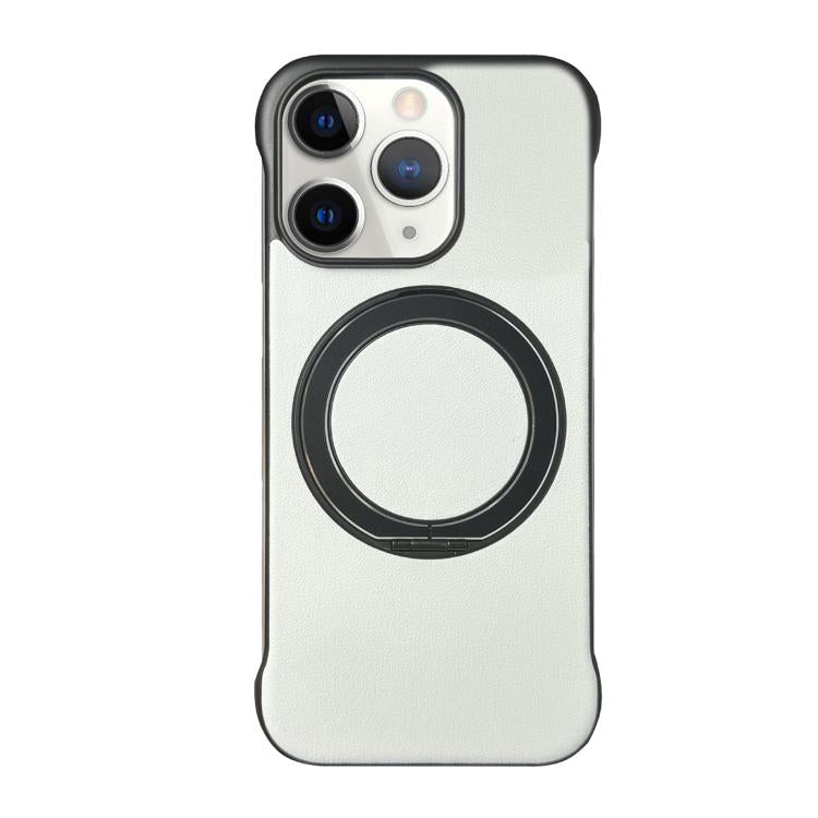 Custodia per telefono senza cornice in similpelle con supporto MagSafe., For iPhone 12 Pro, For iPhone 11 Pro Max, For iPhone 11