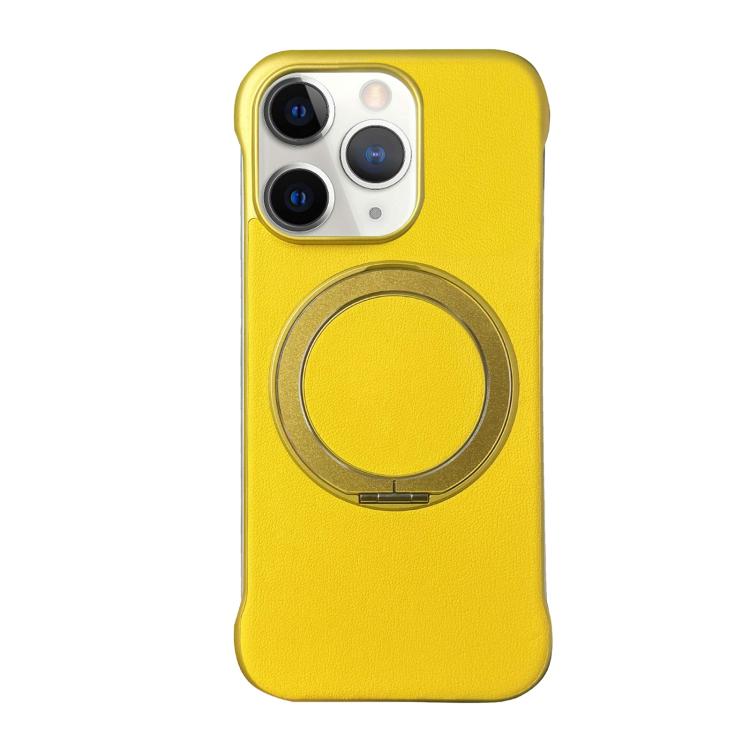 Custodia per telefono senza cornice in similpelle con supporto MagSafe., For iPhone 12 Pro, For iPhone 11 Pro Max, For iPhone 11