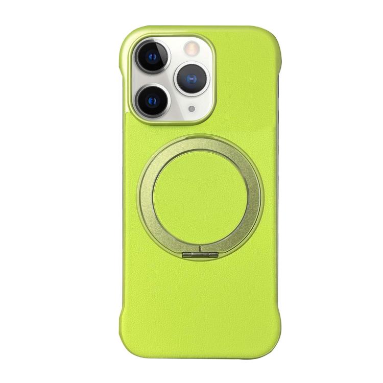 Custodia per telefono senza cornice in similpelle con supporto MagSafe., For iPhone 12 Pro, For iPhone 11 Pro Max, For iPhone 11