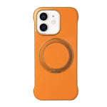 Custodia per telefono senza cornice in similpelle con supporto MagSafe., For iPhone 13, For iPhone 12, For iPhone 12 Pro Max