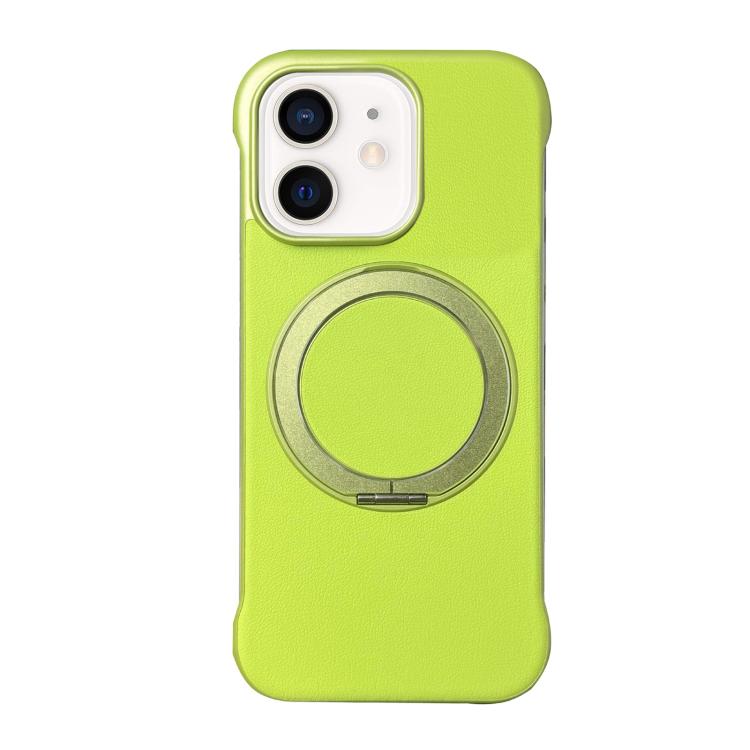 Custodia per telefono senza cornice in similpelle con supporto MagSafe., For iPhone 13, For iPhone 12, For iPhone 12 Pro Max