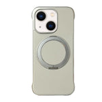 Custodia per telefono senza cornice in similpelle con supporto MagSafe., For iPhone 14 Plus, For iPhone 14, For iPhone 14 Pro