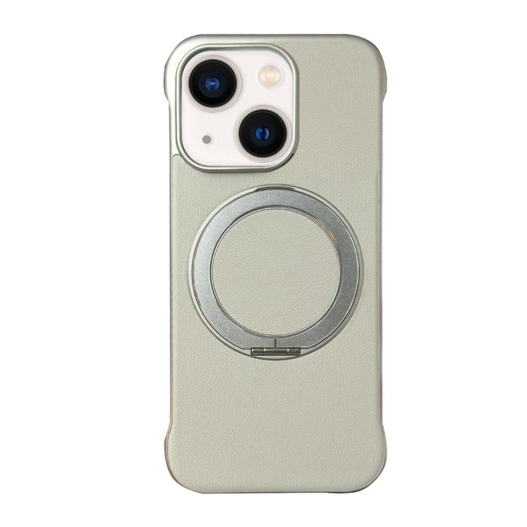 Custodia per telefono senza cornice in similpelle con supporto MagSafe., For iPhone 14 Plus, For iPhone 14, For iPhone 14 Pro
