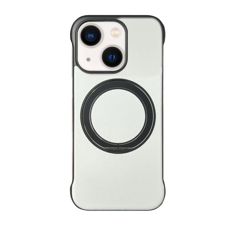 Custodia per telefono senza cornice in similpelle con supporto MagSafe., For iPhone 14 Plus, For iPhone 14, For iPhone 14 Pro