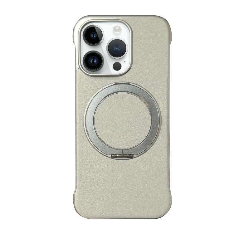 Custodia per telefono senza cornice in similpelle con supporto MagSafe., For iPhone 14 Plus, For iPhone 14, For iPhone 14 Pro