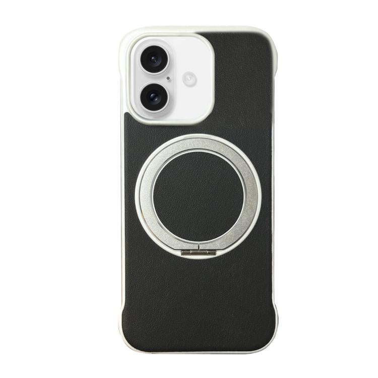 Custodia per telefono senza cornice in similpelle con supporto MagSafe., For iPhone 16 Plus, For iPhone 16, For iPhone 15 Pro Max