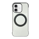 Custodia per telefono senza cornice in similpelle con supporto MagSafe., For iPhone 16 Plus, For iPhone 16, For iPhone 15 Pro Max