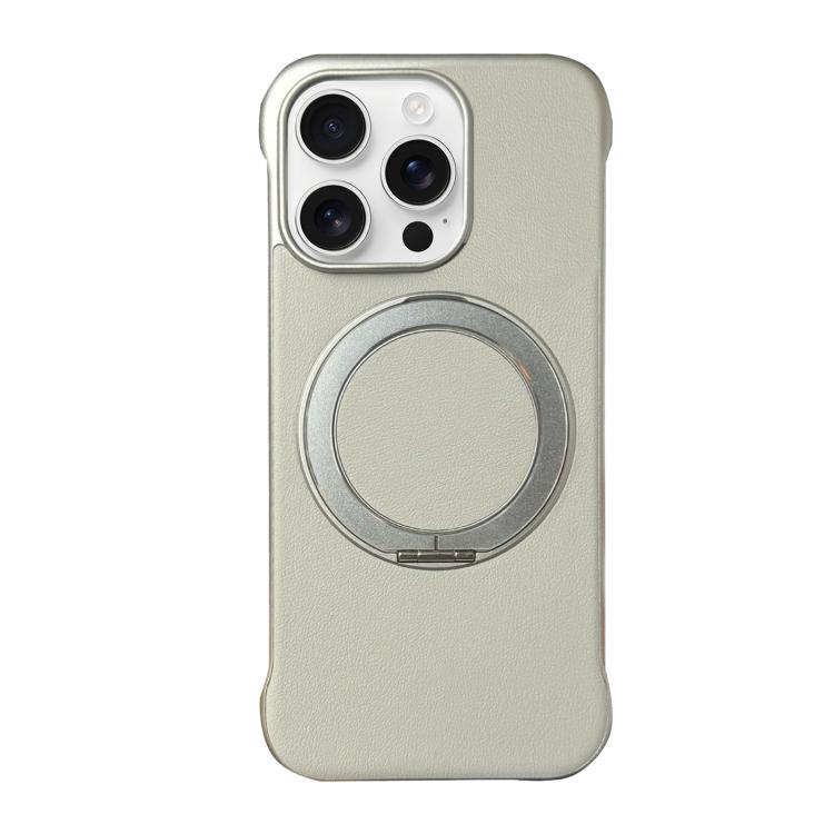 Custodia per telefono senza cornice in similpelle con supporto MagSafe., For iPhone Air, For iPhone 16 Pro Max, For iPhone 16 Pro