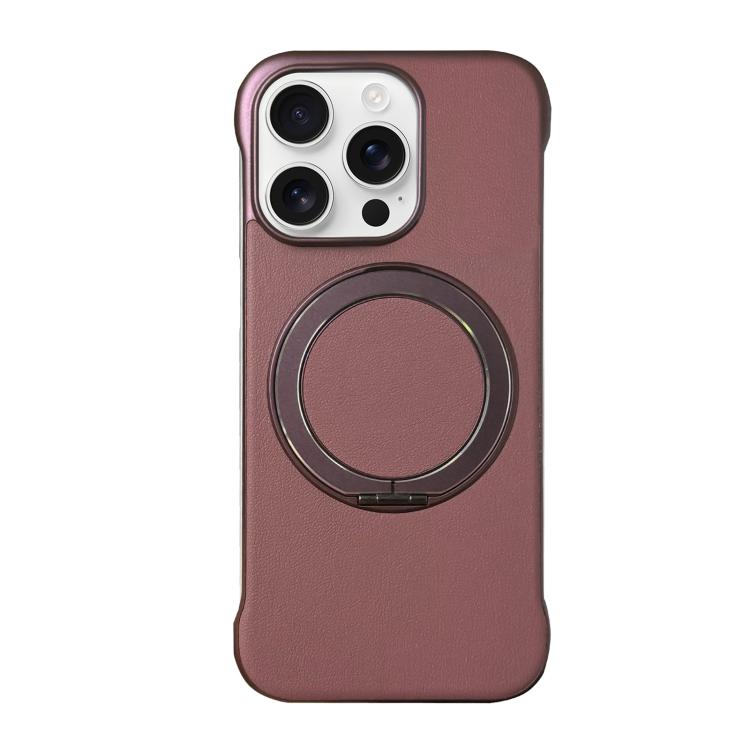 Custodia per telefono senza cornice in similpelle con supporto MagSafe., For iPhone Air, For iPhone 16 Pro Max, For iPhone 16 Pro