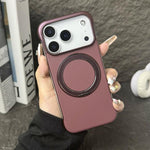 Custodia per telefono senza cornice in similpelle con supporto MagSafe., For iPhone 17 Pro Max, For iPhone 17 Pro, For iPhone 17