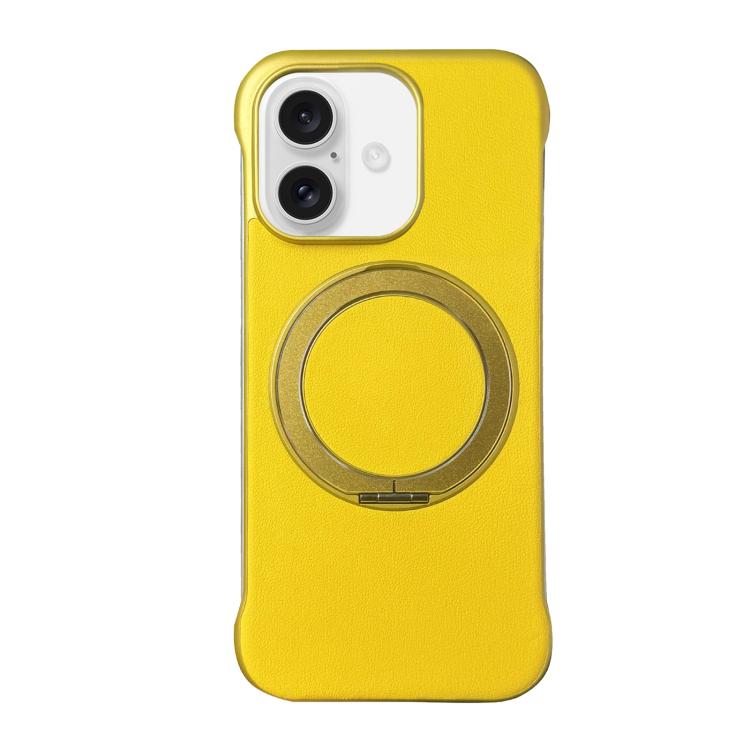 Custodia per telefono senza cornice in similpelle con supporto MagSafe., For iPhone 17 Pro Max, For iPhone 17 Pro, For iPhone 17