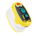 Pulsossimetro da dito pediatrico Ossigeno nel sangue neonatale Bambini Bambini Saturazione USB ricaricabile Infant Oximetro Pediatrico, yellow, Orange