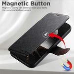 Suteni Q05 - Portafoglio multifunzione MagSafe in 1 - Custodia per telefono in pelle Big Litchi con motivo a litchi, For iPhone 18, For iPhone 18 Pro, For iPhone 18 Pro Max, For iPhone 17 Pro Max, For iPhone 17 Pro, For iPhone 17, For iPhone 16 Pro Max...