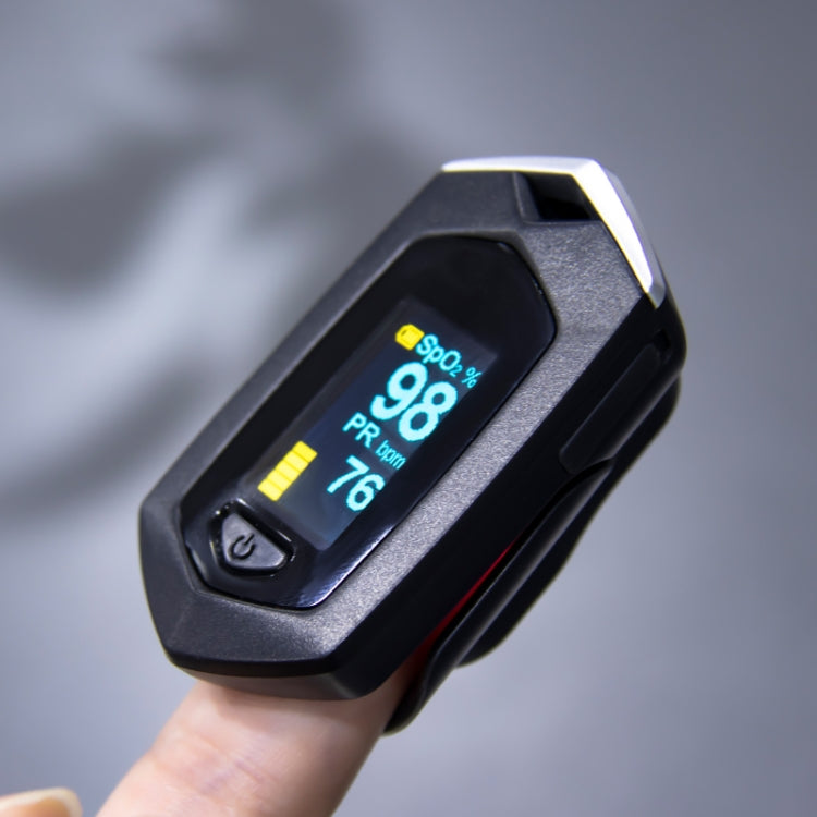 Pulsioximetro portatile Finger spo2 Saturimetro per monitoraggio dell'ossigeno nel sangue