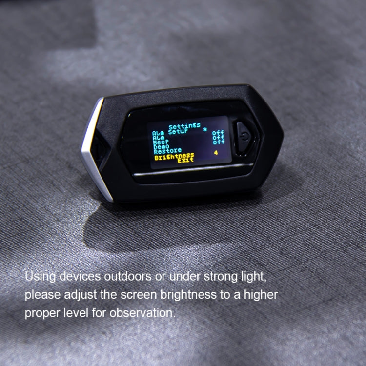 Pulsossimetro portatile Finger con display OLED