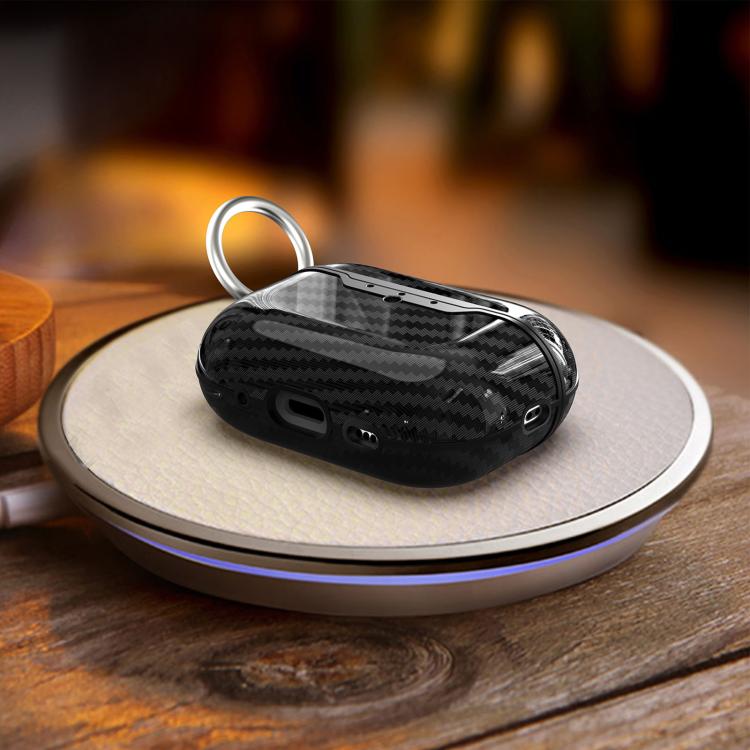 Cover protettiva per auricolari in TPU effetto fibra di carbonio, For AirPods Pro 3, For AirPods Pro 2
