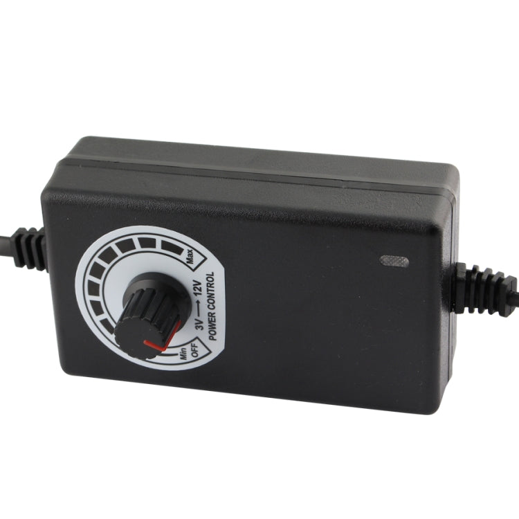 Adattatore di alimentazione regolabile 12V AC DC 3V - 12V 2A 24W Driver regolatore di tensione caricabatterie universale, US Plug, EU Plug