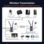 VRRIIS WL095 P Long Range Dual Band Low Latency 4K Ultra HD Wireless Transmitter Receiver Kit, US Plug, EU Plug, UK Plug, AU Plug
