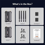 VRRIIS WL095 P Long Range Dual Band Low Latency 4K Ultra HD Wireless Transmitter Receiver Kit, US Plug, EU Plug, UK Plug, AU Plug