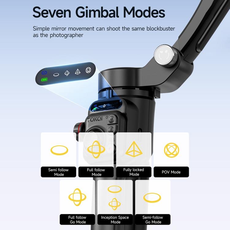 Stabilizzatore gimbal portatile M06 con tracciamento AI