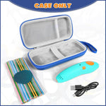 Borsa porta penna per stampa 3D 3Doodler Start+ Essentials 2024/2023 con maniglia e custodia portatile., For 3Doodler Start+ Essentials 2024 / 2023