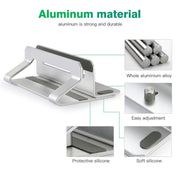 D051 Aluminum Alloy Space Saving Desktop Organizer Vertical Laptop Stand For Up to 17.3 inch, D051