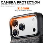 Suteni Q08 Portafoglio magnetico multifunzione 2 in 1 con grande litchi e custodia per telefono in pelle vegana, For iPhone 17 Pro Max, For iPhone 17 Pro, For iPhone 17, For iPhone 16 Pro Max, For iPhone 16 Pro, For iPhone 16