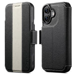 Custodia portafoglio magnetica in pelle vegana per iPhone 17 Pro