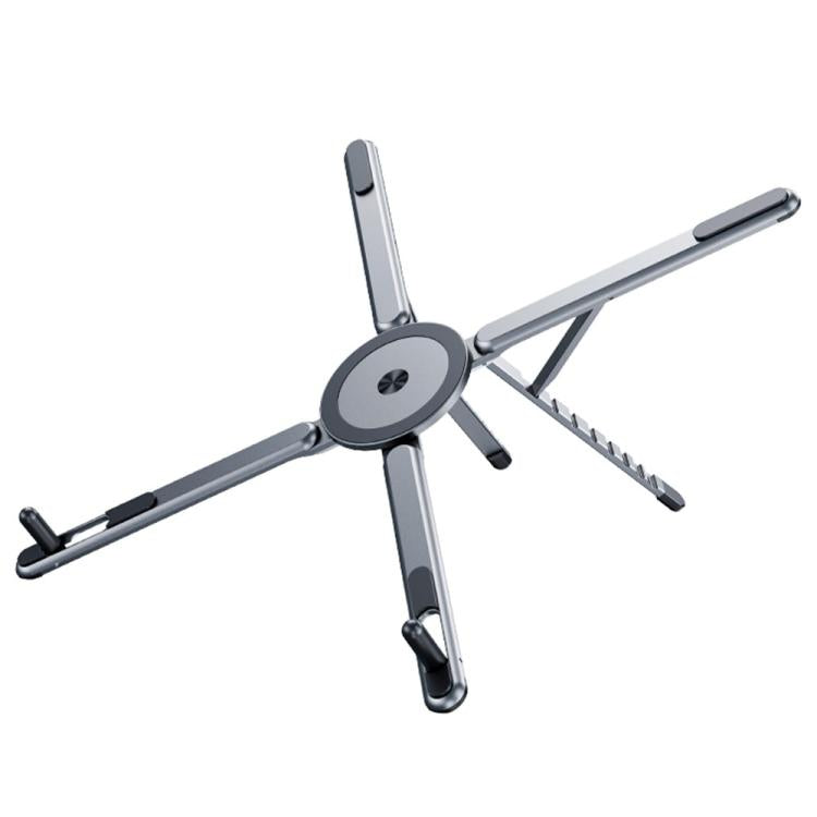 E05 Multi-Function Magnetic Aluminum Alloy Phone Holder Portable Desktop Stand for Tablet PC, E05