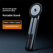 E05 Multi-Function Magnetic Aluminum Alloy Phone Holder Portable Desktop Stand for Tablet PC, E05