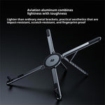 E05 Multi-Function Magnetic Aluminum Alloy Phone Holder Portable Desktop Stand for Tablet PC, E05