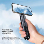 E05 Multi-Function Magnetic Aluminum Alloy Phone Holder Portable Desktop Stand for Tablet PC, E05