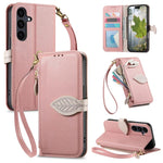 Portafoglio in pelle con cerniera e fibbia a foglia, custodia per telefono con cinturino, For Samsung Galaxy A57 5G, For Samsung Galaxy A37 5G, For Samsung Galaxy A25e 5G, For Samsung Galaxy S25 FE 5G