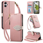 Portafoglio in pelle con cerniera e fibbia a foglia, custodia per telefono con cinturino, For Samsung Galaxy A57 5G, For Samsung Galaxy A37 5G, For Samsung Galaxy A25e 5G, For Samsung Galaxy S25 FE 5G
