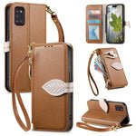 Portafoglio in pelle con cerniera e fibbia a foglia, custodia per telefono con cinturino, For Samsung Galaxy A53 5G, For Samsung Galaxy S22 Ultra, For Samsung Galaxy S22+ 5G, For Samsung Galaxy S22 5G