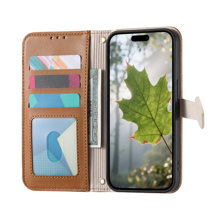Portafoglio in pelle con cerniera e fibbia a foglia, custodia per telefono con cinturino, For Samsung Galaxy A14, For Samsung Galaxy A13