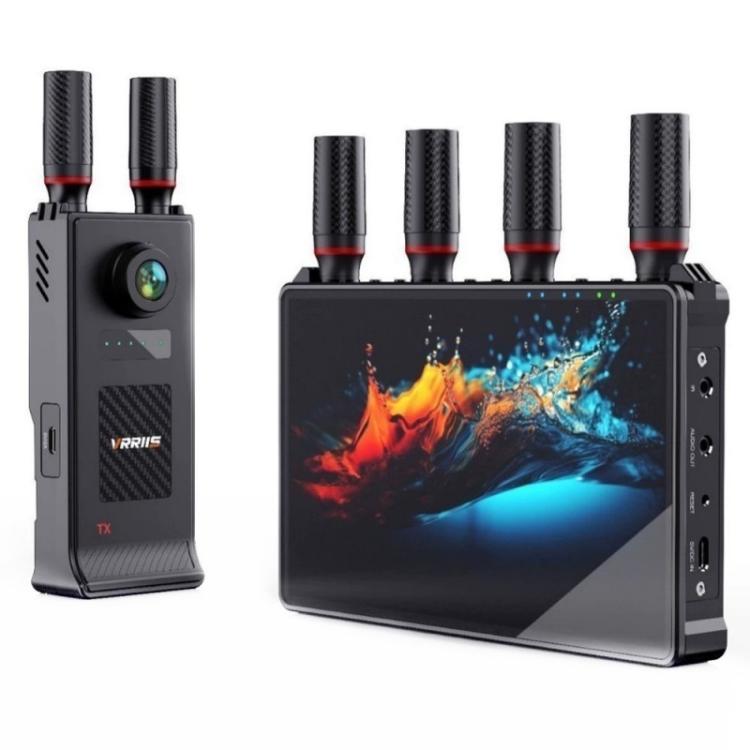 VRRIIS 085 P With LCD Display 1080P HD 400m Range Wireless Video Transmitter and Receiver Kit, US Plug, EU Plug, UK Plug, AU Plug