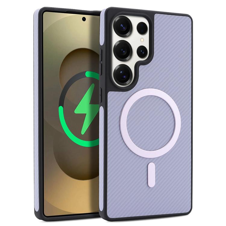 Custodia per telefono Kalebol in fibra di carbonio con MagSafe, For Galaxy S24 Ultra 5G, For Galaxy S24+ 5G, For Galaxy S24 5G, For Galaxy Z Fold5