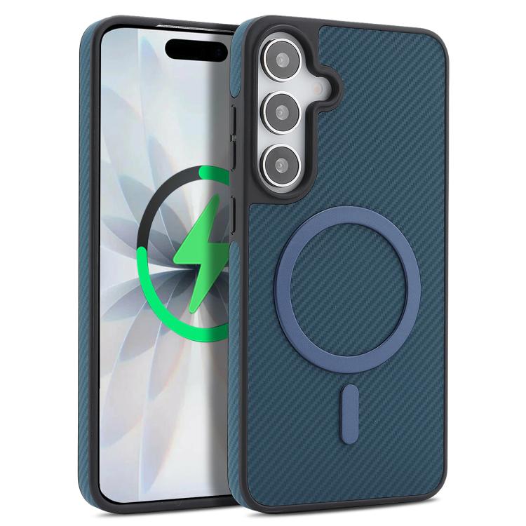 Custodia per telefono Kalebol in fibra di carbonio con MagSafe, For Galaxy S25 5G, For Galaxy S25+ 5G, For Galaxy S25 Ultra 5G, For Galaxy Z Fold6