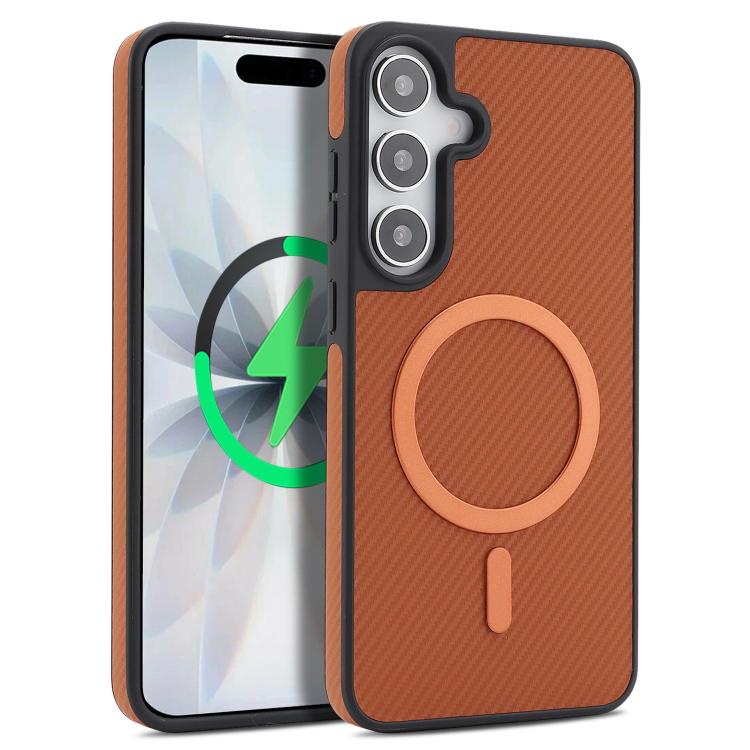 Custodia per telefono Kalebol in fibra di carbonio con MagSafe, For Galaxy Z Fold8 5G, For Galaxy Z Fold8 Ultra 5G, For Galaxy Z Flip8 5G, For Galaxy S26+ 5G