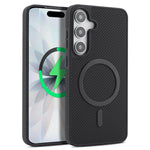 Custodia per telefono Kalebol in fibra di carbonio con MagSafe, For Galaxy S26 Ultra 5G, For Galaxy S26 5G, For Galaxy Z Fold7 5G, For Galaxy Z Flip7 5G