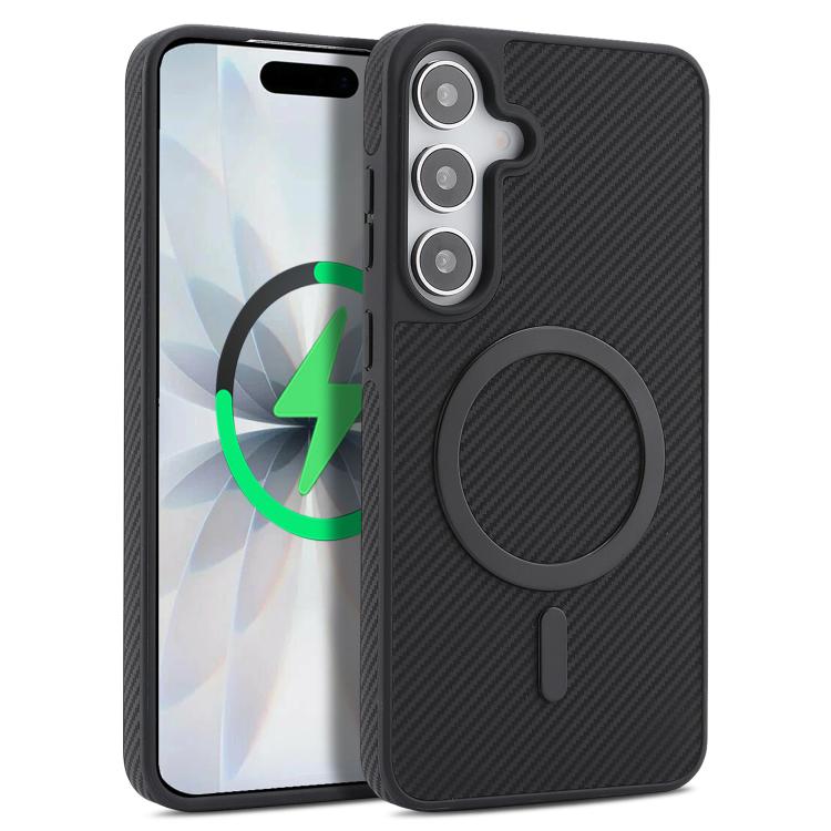 Custodia per telefono Kalebol in fibra di carbonio con MagSafe, For Galaxy S26 Ultra 5G, For Galaxy S26 5G, For Galaxy Z Fold7 5G, For Galaxy Z Flip7 5G