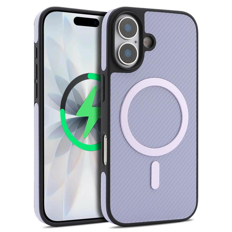 Custodia per telefono Kalebol in fibra di carbonio con MagSafe, For iPhone 17, For iPhone Air, For iPhone 16 Pro Max, For iPhone 16 Pro
