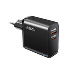 Caricabatterie TE-PD65 GaN PD 65W + QC4.0 con protocollo USB completamente compatibile, spina europea.