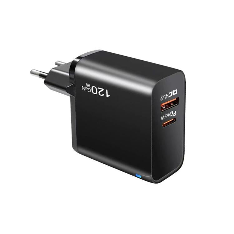 Caricabatterie TE-PD65 GaN PD 65W + QC4.0 con protocollo USB completamente compatibile, spina europea.