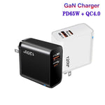 Caricabatterie TE-PD65 GaN PD 65W + QC4.0 con protocollo USB completamente compatibile per MacBook, spina USA