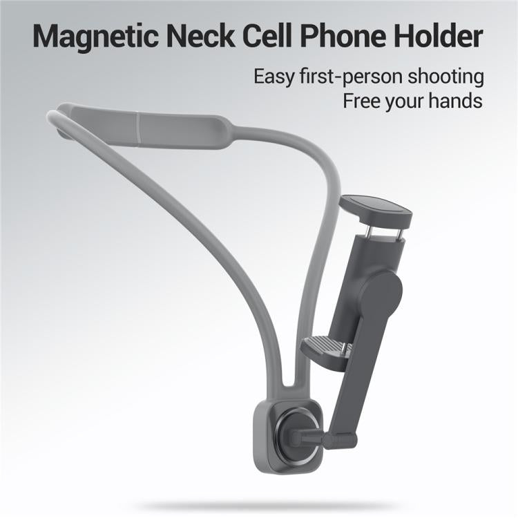 K08-7H Supporto per telefono POV a mani libere Supporto magnetico portatile per telefono da collo Supporto per telefono da collo portatile, K08-7H