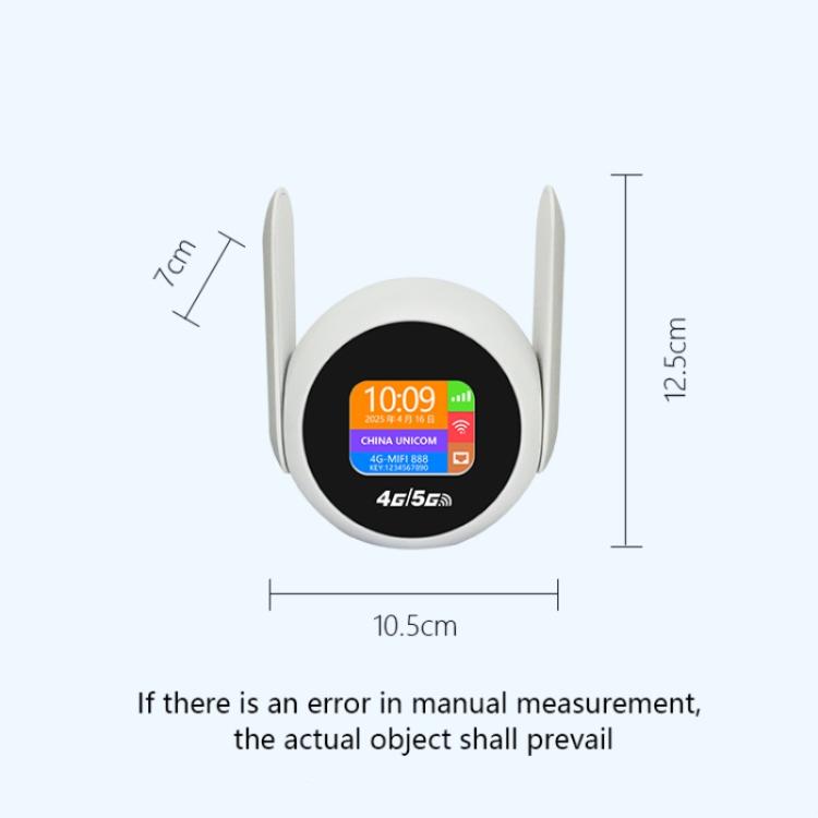Q50-E Router portatile 4G WiFi6 Ripetitore wireless con slot per scheda Nano SIM Versione Eurasia, US Plug, EU Plug